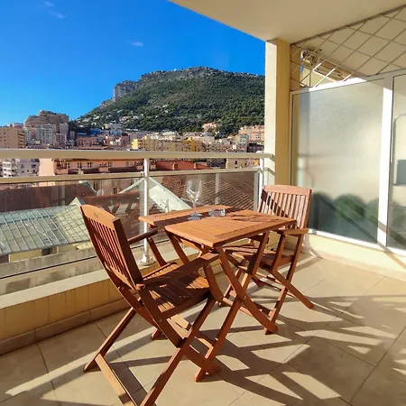 Monaco 4 Pers Parking Terrasse Vue